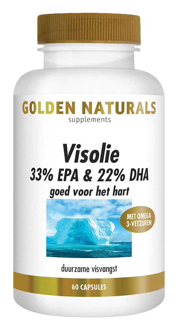 Graag gedaan Productiecentrum vriendelijk Golden Naturals Visolie 33% EPA & 22% DHA kopen? - GoldenNaturals.nl