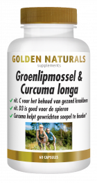Groenlipmossel & Curcuma longa 60 capsules