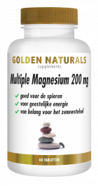 Multiple Magnesium 200 mg 60 veganistische tabletten