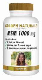 MSM 1000 mg 120 veganistische tabletten