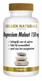 Magnesium Malaat 150 mg 90 veganistische tabletten